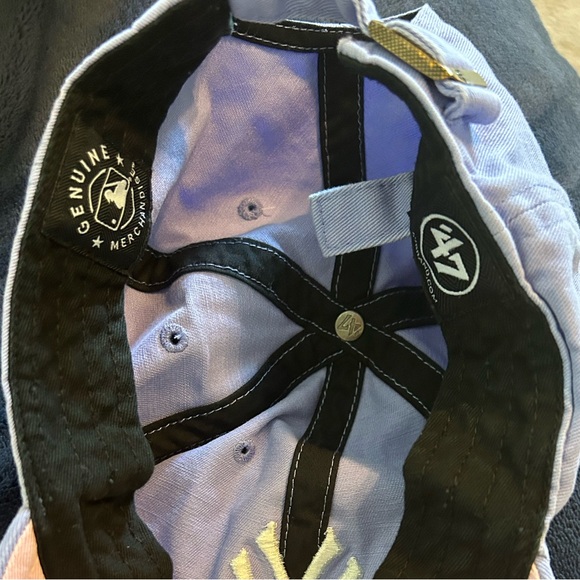 '47 brand MLB Womens NY Yankees Clean Up Cap purple - Picture 7 of 8